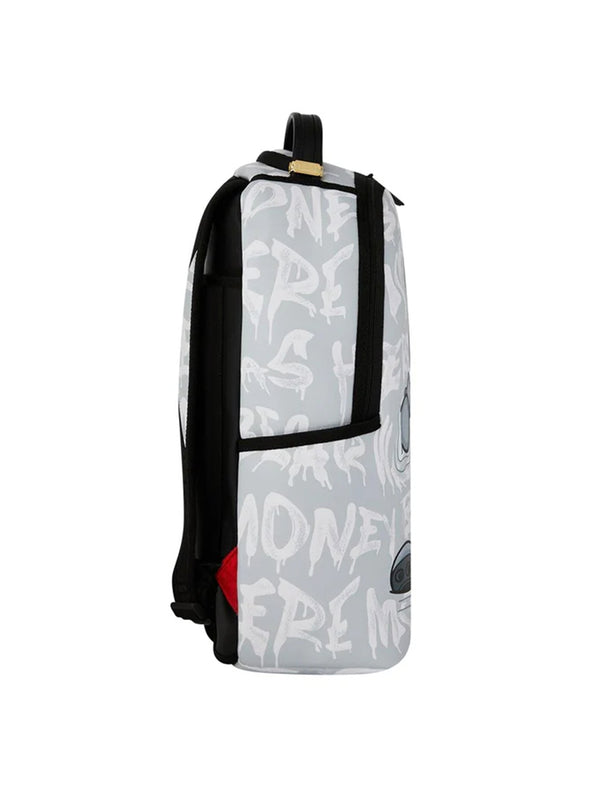 Money Bear Graffiti Float Backpack-2