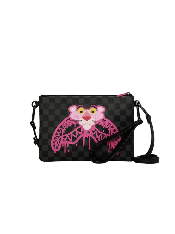 Pink Panther  Drippy Diamonds Crossbody Pouchette