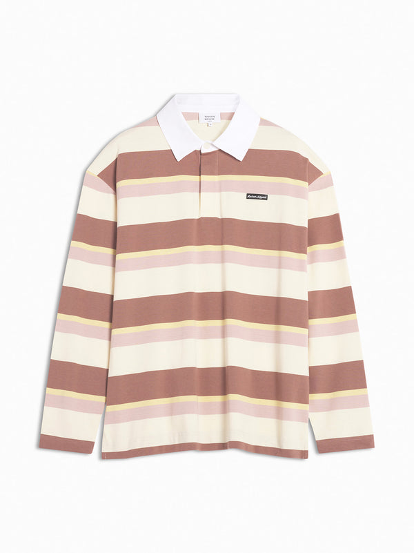 Striped Ls Oversize Polo