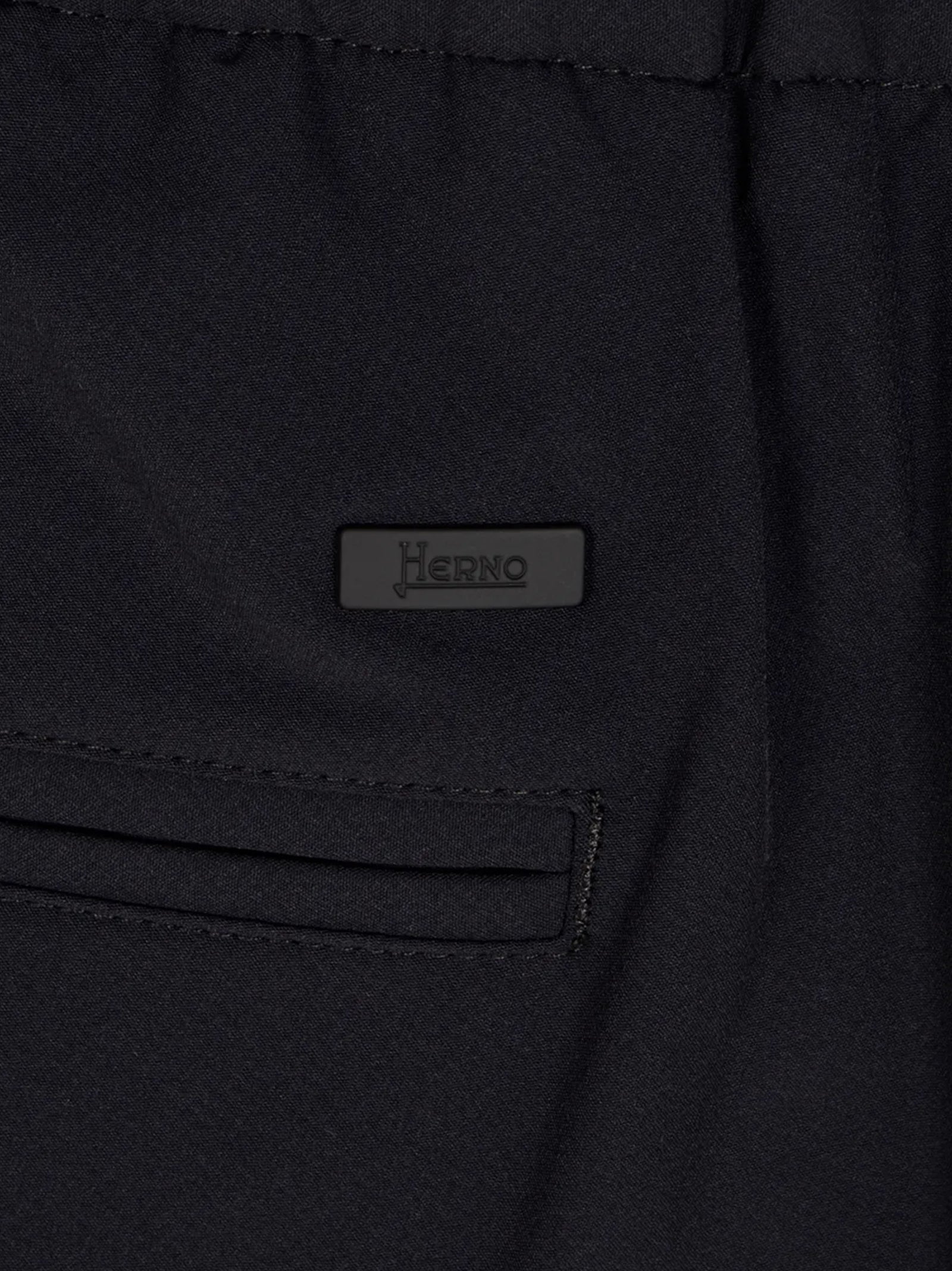 Herno Pantaloni Regular Fit Neri-3