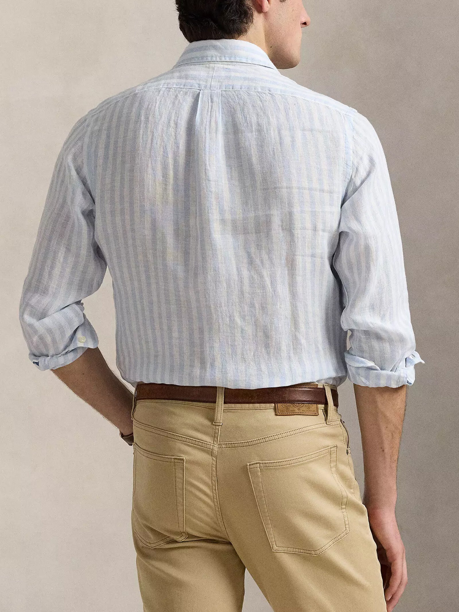 Camicia Lino Rigata-3