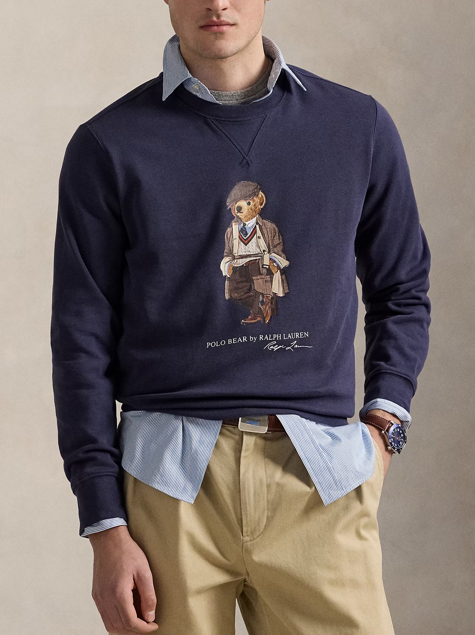 Polo Ralph Lauren Felpa Polo Bear Blu-2