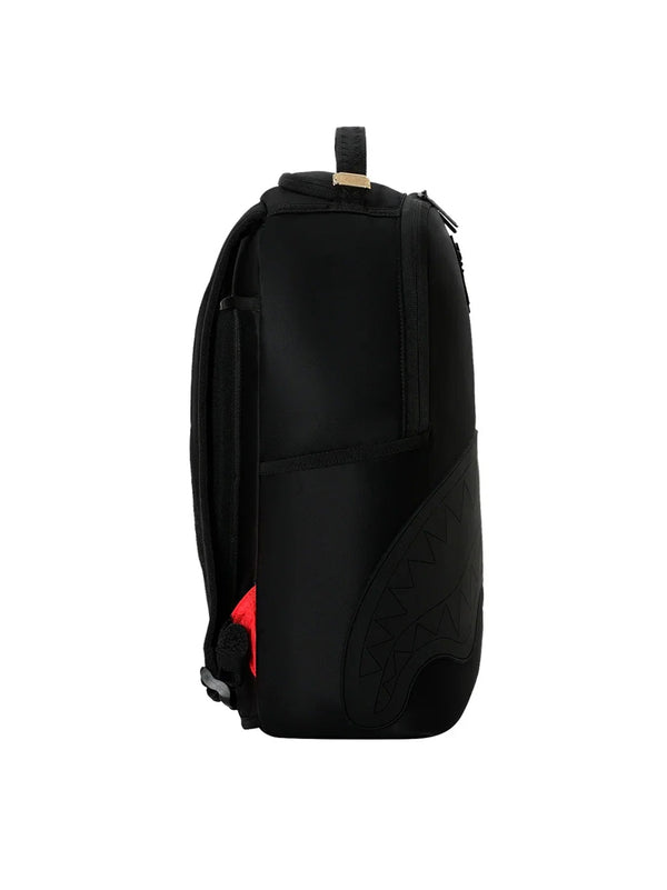 Sprayground Shark Central Blacked Out Embossed Nylon Backpack Nero-2