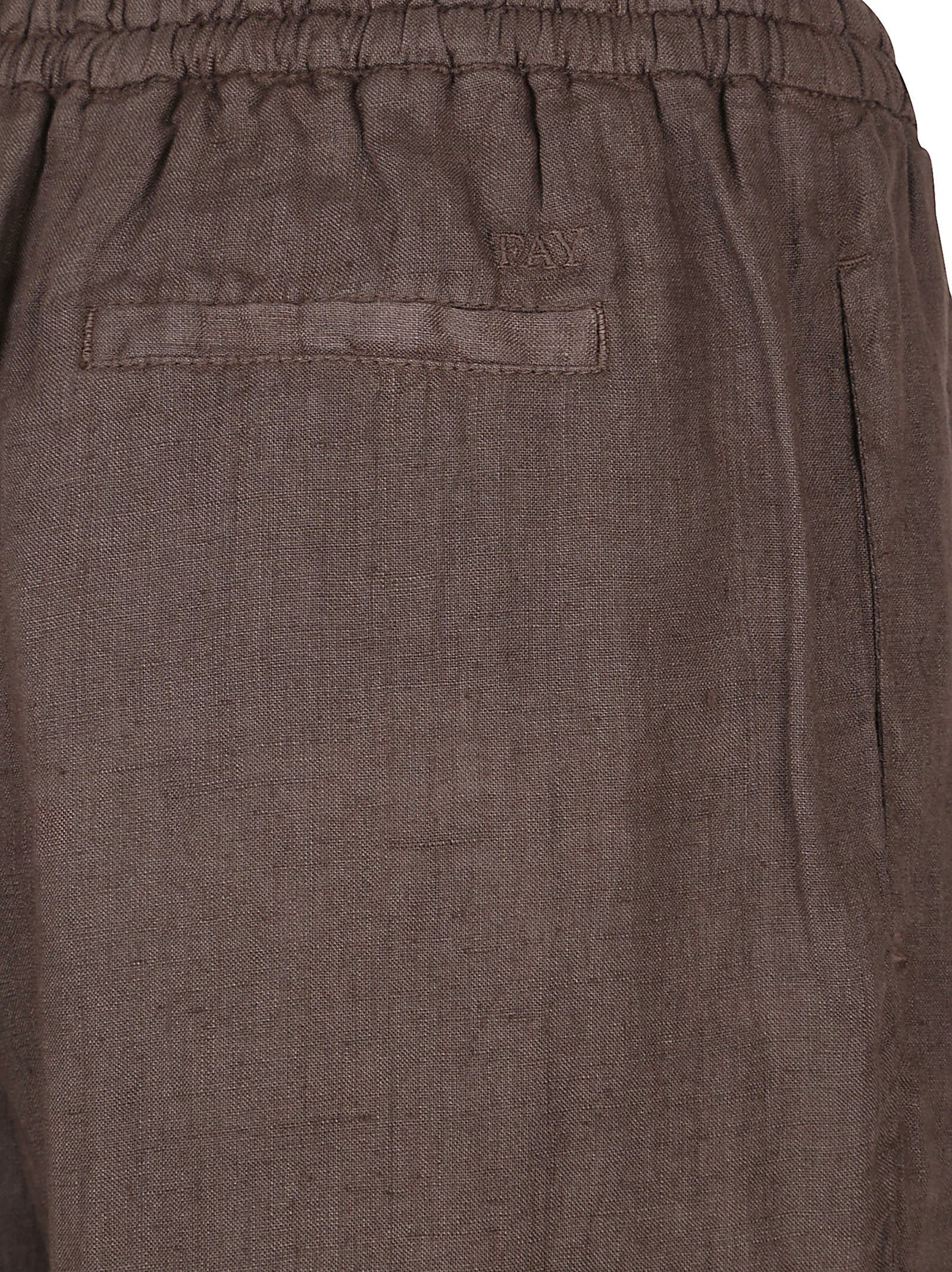 Easy Pantalone Con Coulisse Lino-3