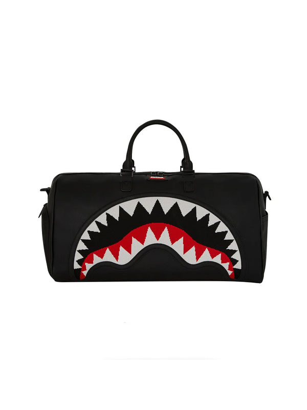 Borsone Sprayground Fly Knit Mouth Duffle Nero