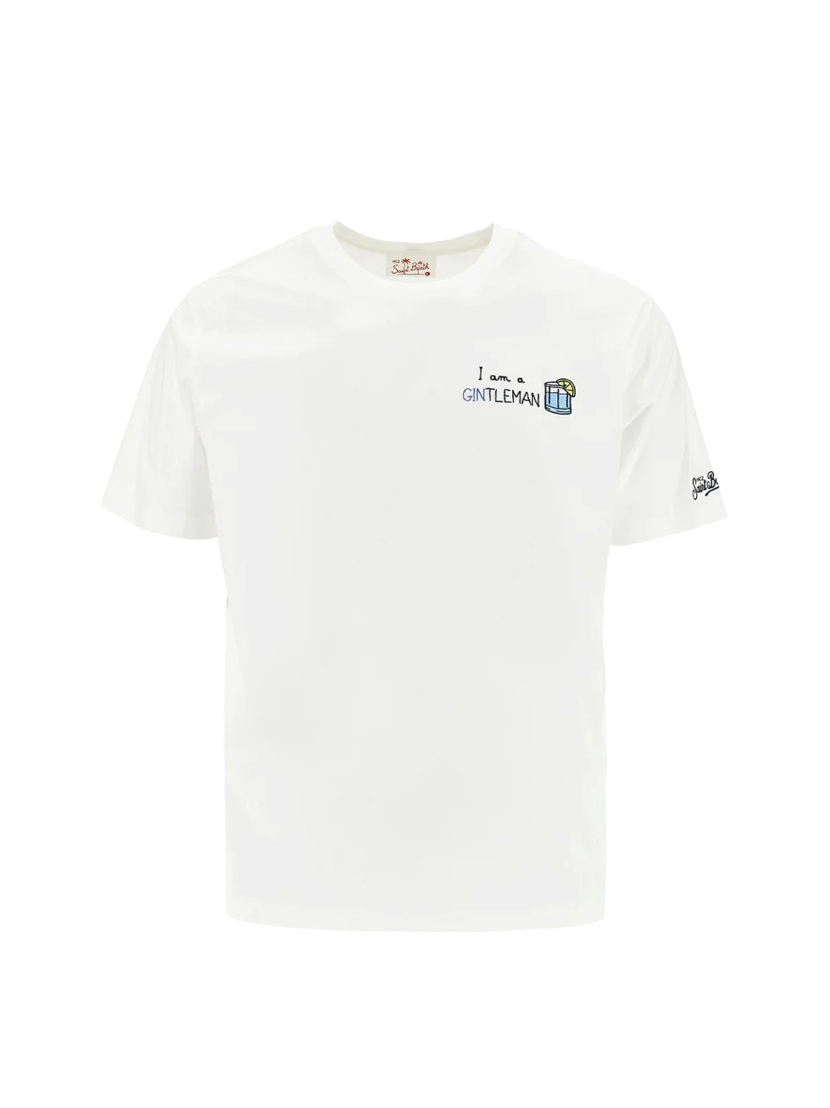Saint Barth T-shirt Gintleman bianca-1
