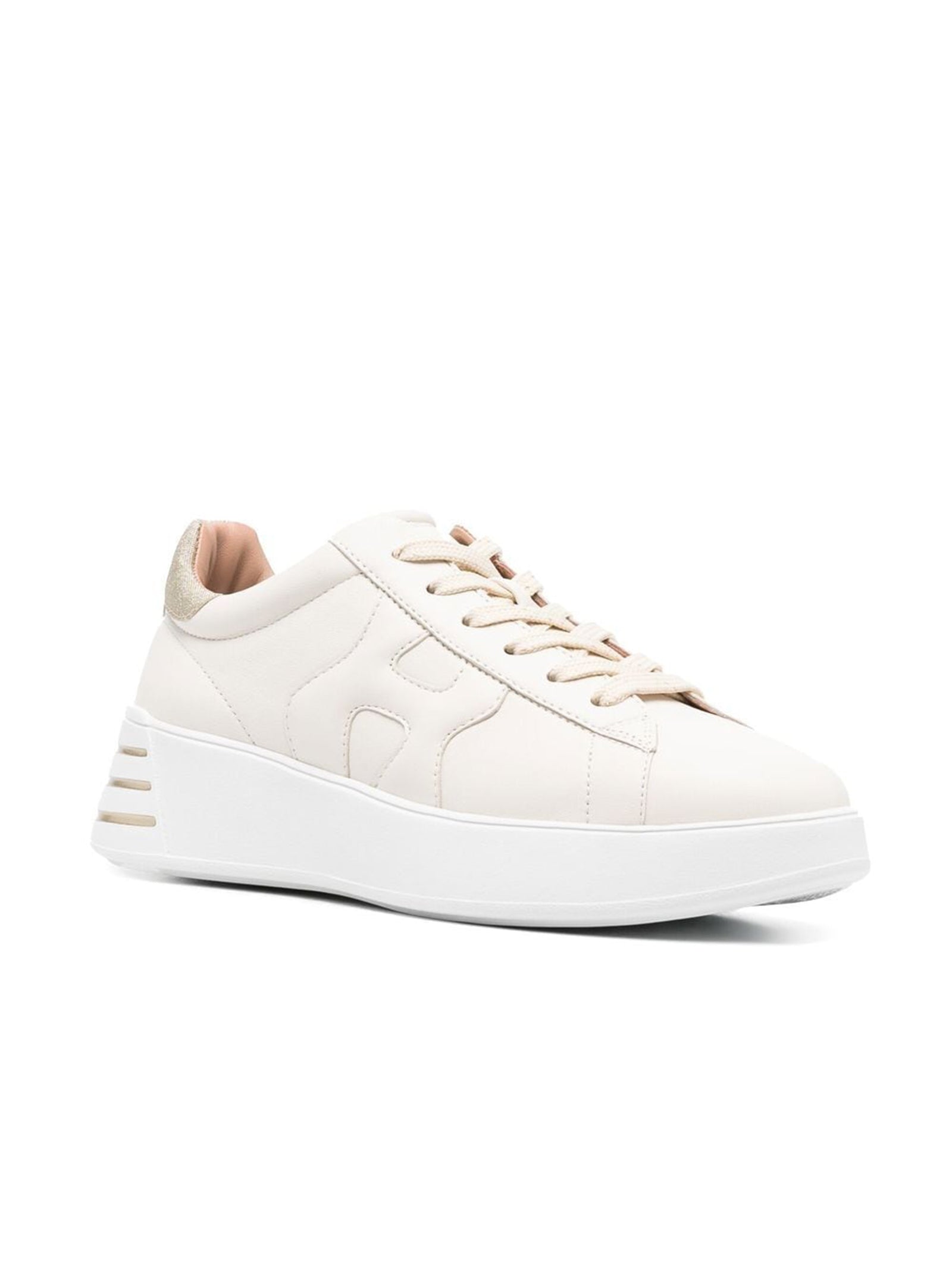 Sneakers Hogan Rebel  Avorio Oro-2