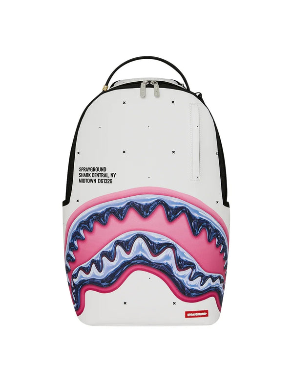 Sprayground Zaino Shark Central Liquid Chrome