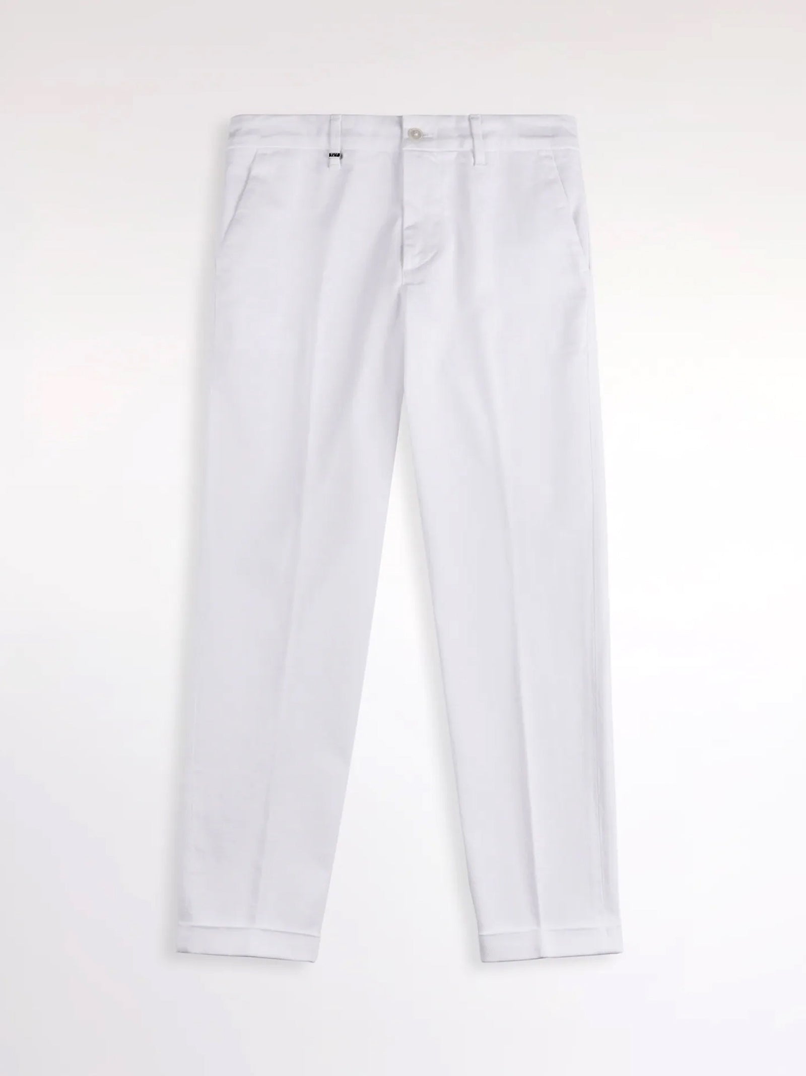 Pantaloni Slim Fit In Cotone Stretch-2