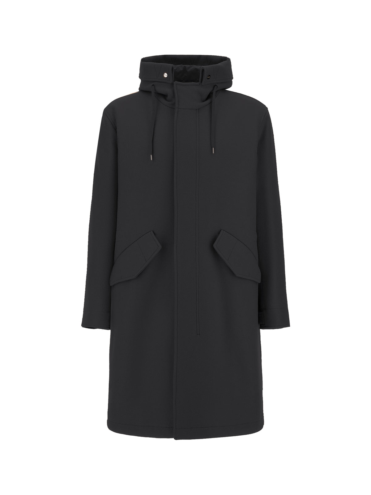 Herno Parka Lungo In Easy Wool-1