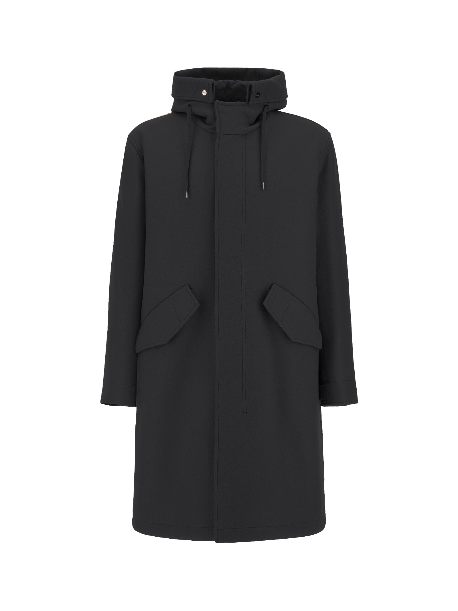 Herno Parka Lungo In Easy Wool-1