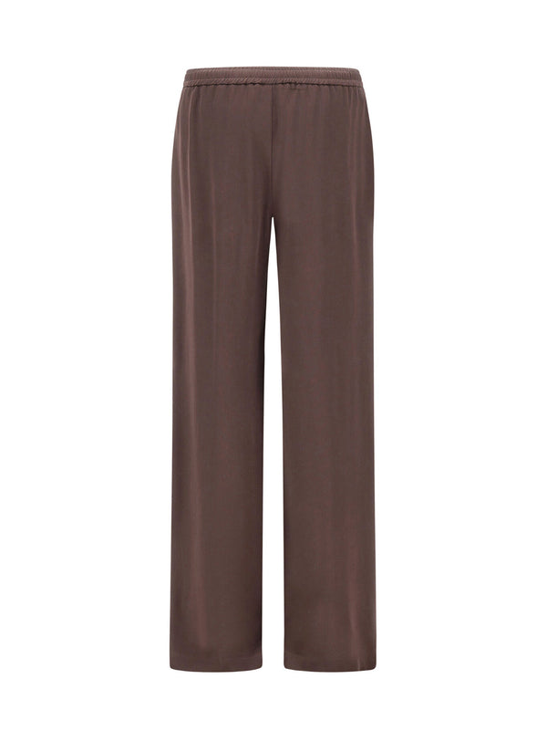 Herno Pantaloni Con Coulisse Marroni-2