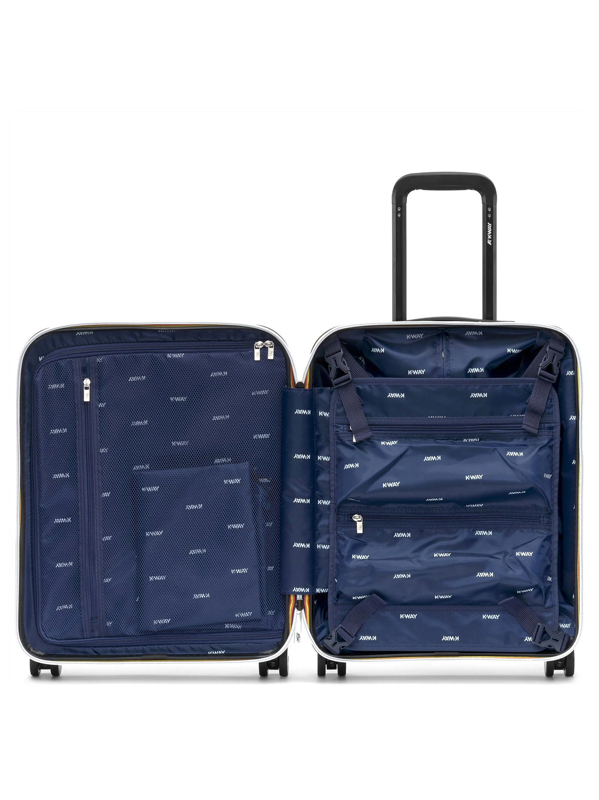 K-Way Trolley Eudoxie Logo Green Blackish-3