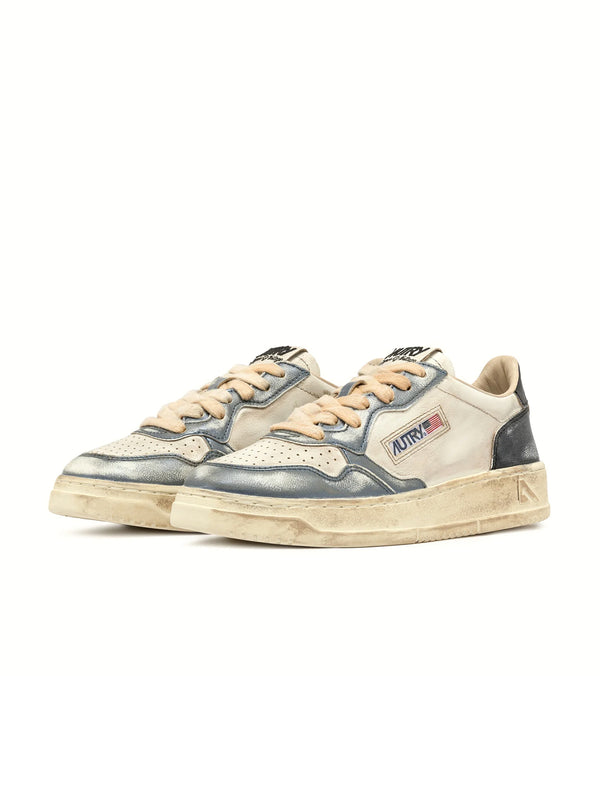 Sneakers Medalist Super Vintage Low In Pelle Spazzolata-2