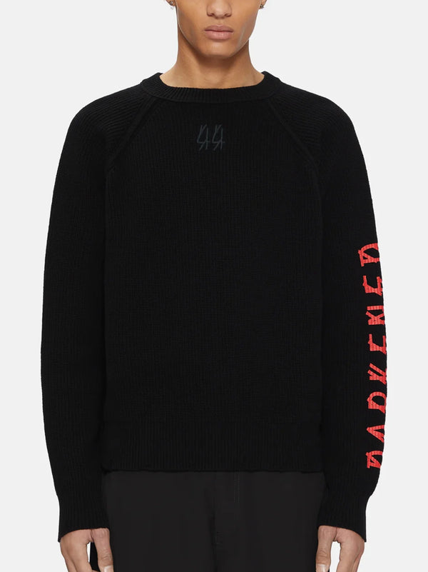 Darkened Knit Crewneck-2