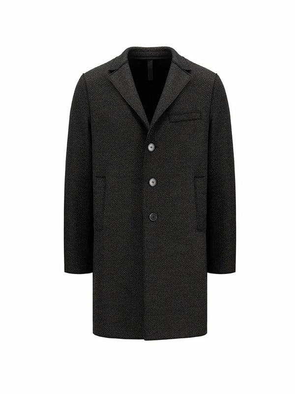 Cappotto Boxy Spigato Double