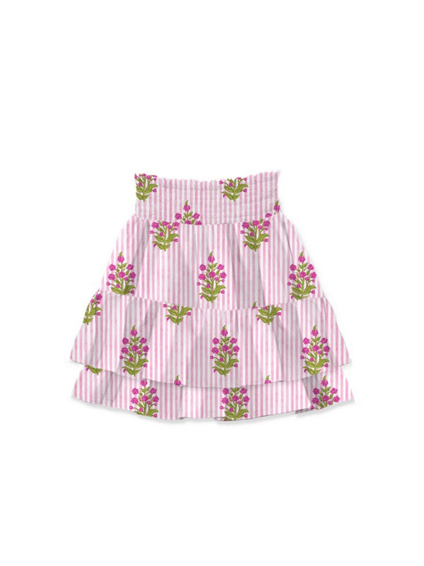 Minigonna Voile Floral