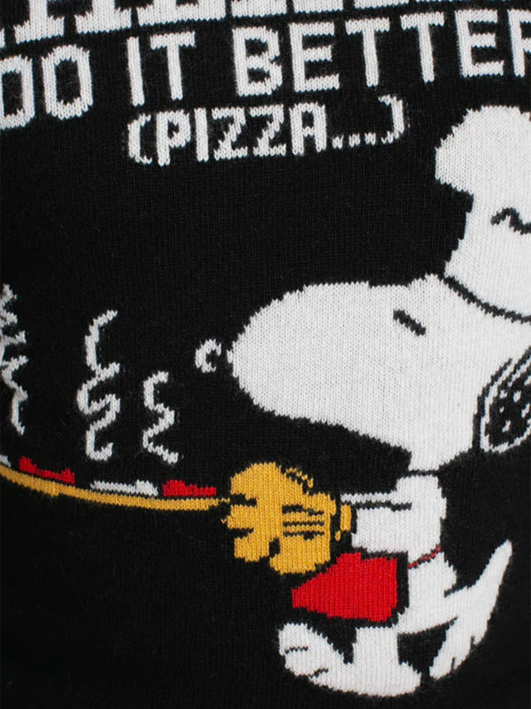 Maglia Girocollo Snoopy Italians Do It Better-2