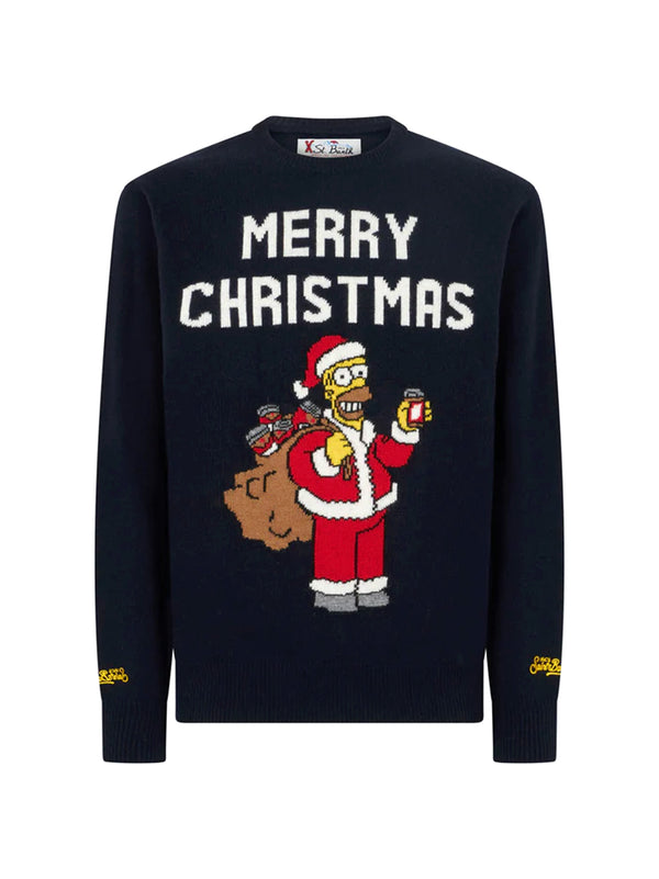 Maglia Girocollo Simpson Marry Christmas