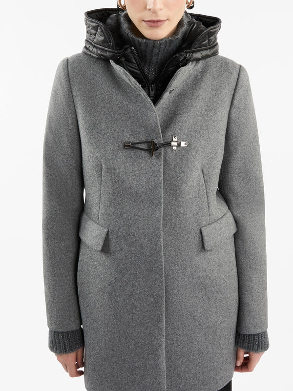 Toggle Coat In Panno Di Lana-2