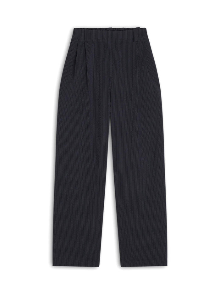 Pantaloni Elasticated Casual Pleated-1