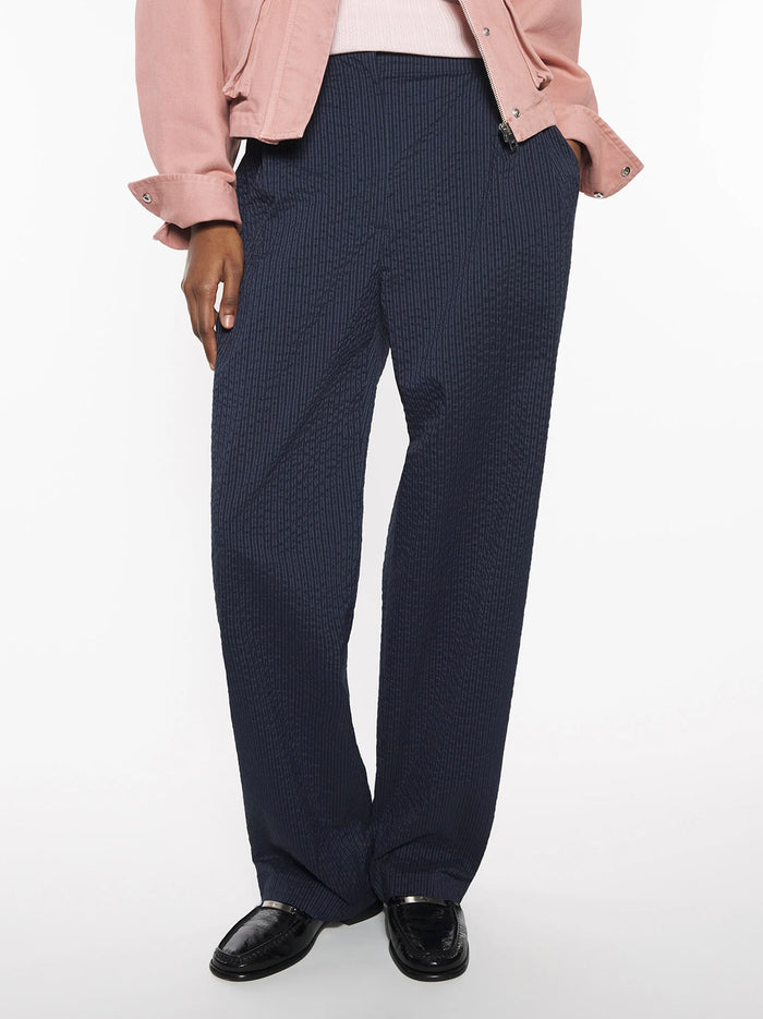Pantaloni Elasticated Casual Pleated-3