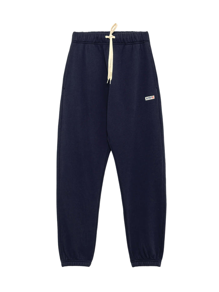 Pantaloni Jogging In Jersey Label-1