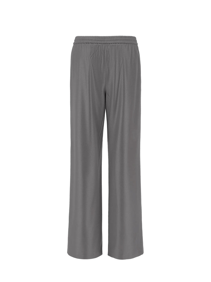 Pantaloni In Metallic Flannel Effect-2