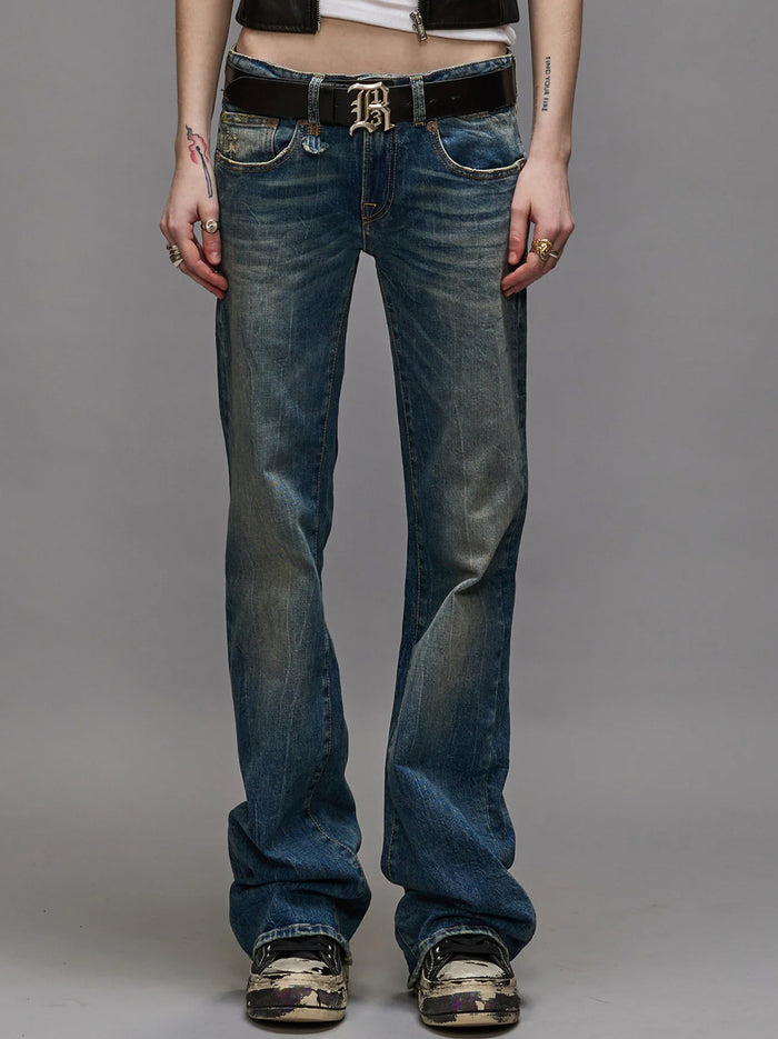 Boyfriend Flare Jeans-2