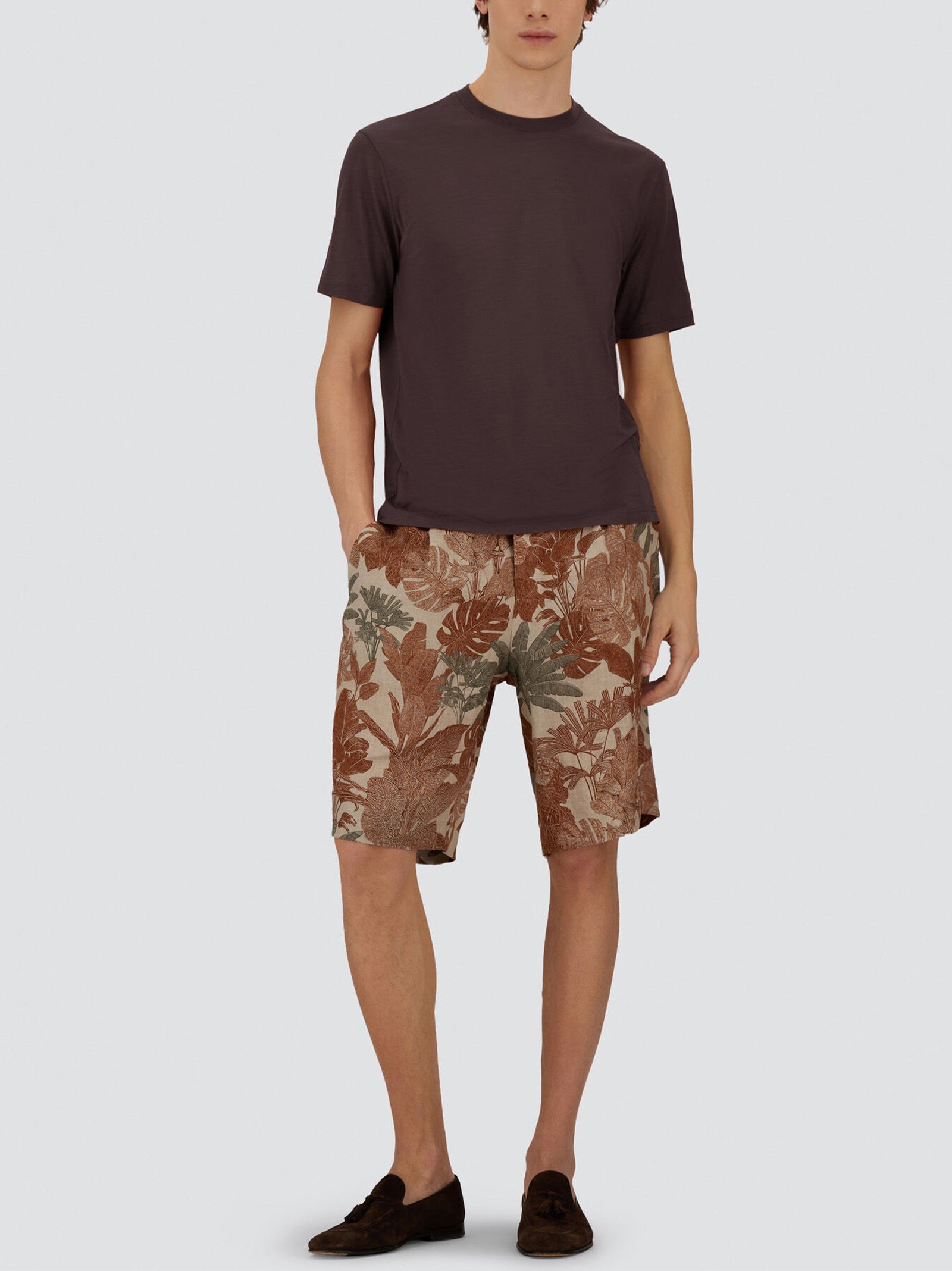 Herno T-Shirt Resort In Jersey Di Lana Moro-2