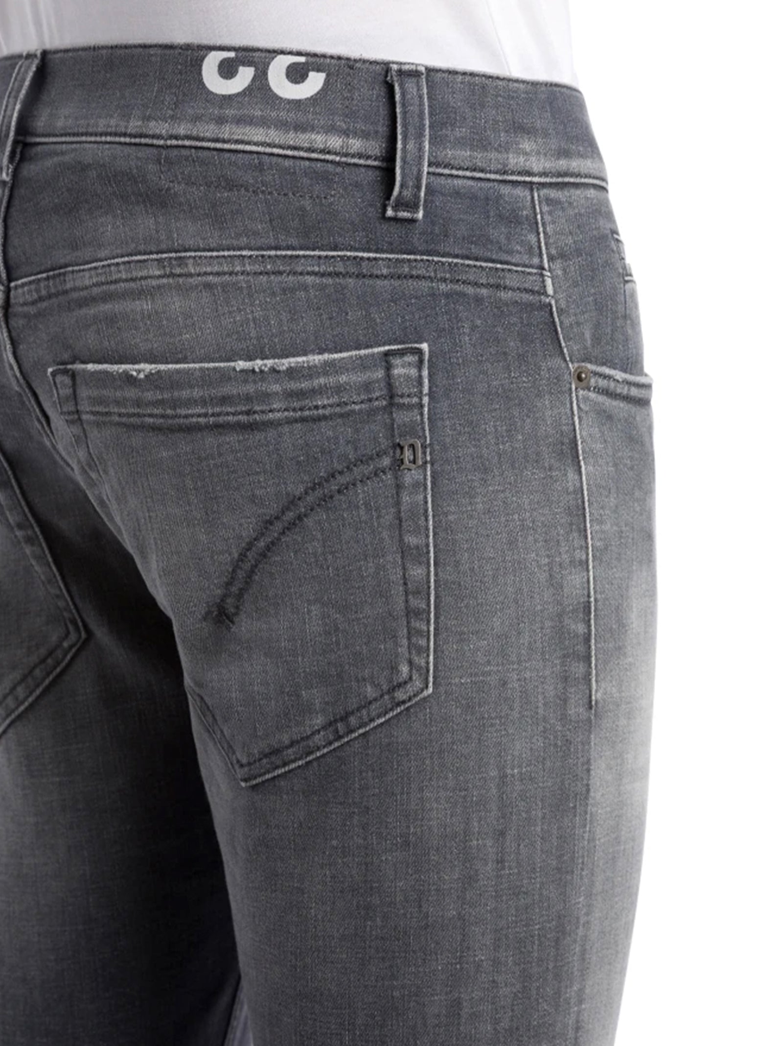 Dondup Jeans George Skinny In Denim Stretch Responsabile Topo-4