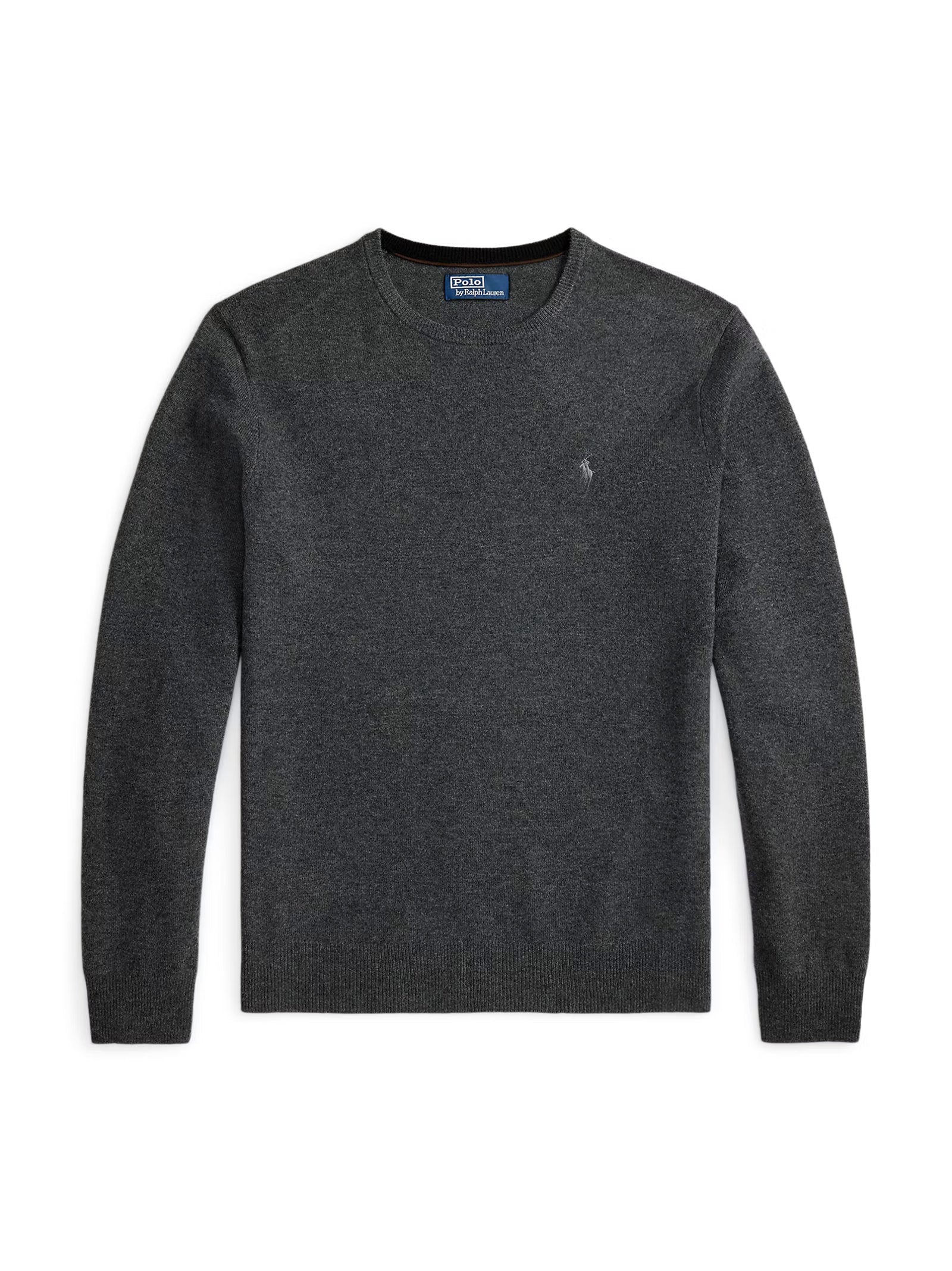 Polo Ralph Lauren Maglia In Lana A Girocollo Antracite-1