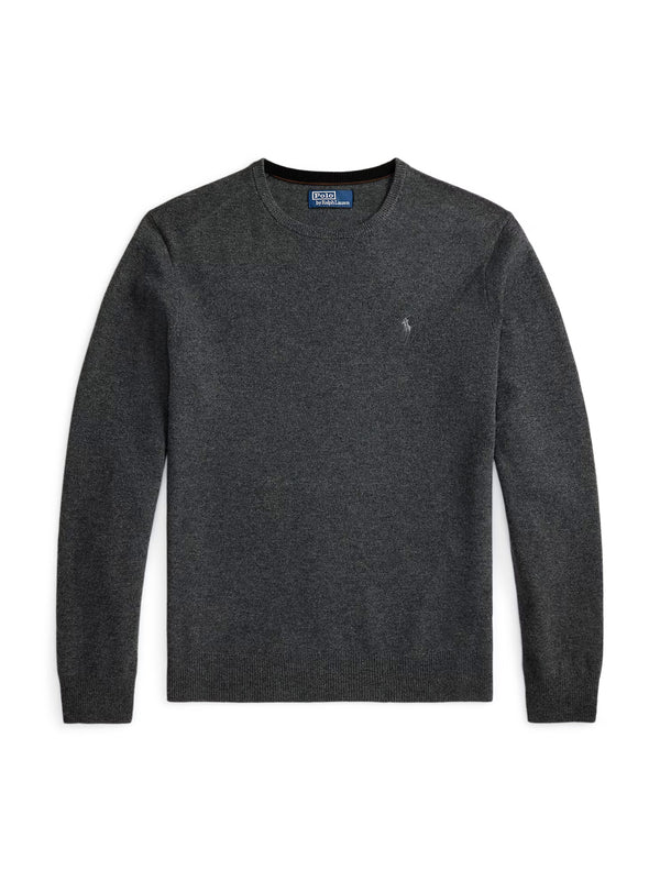 Polo Ralph Lauren Maglia In Lana A Girocollo Antracite