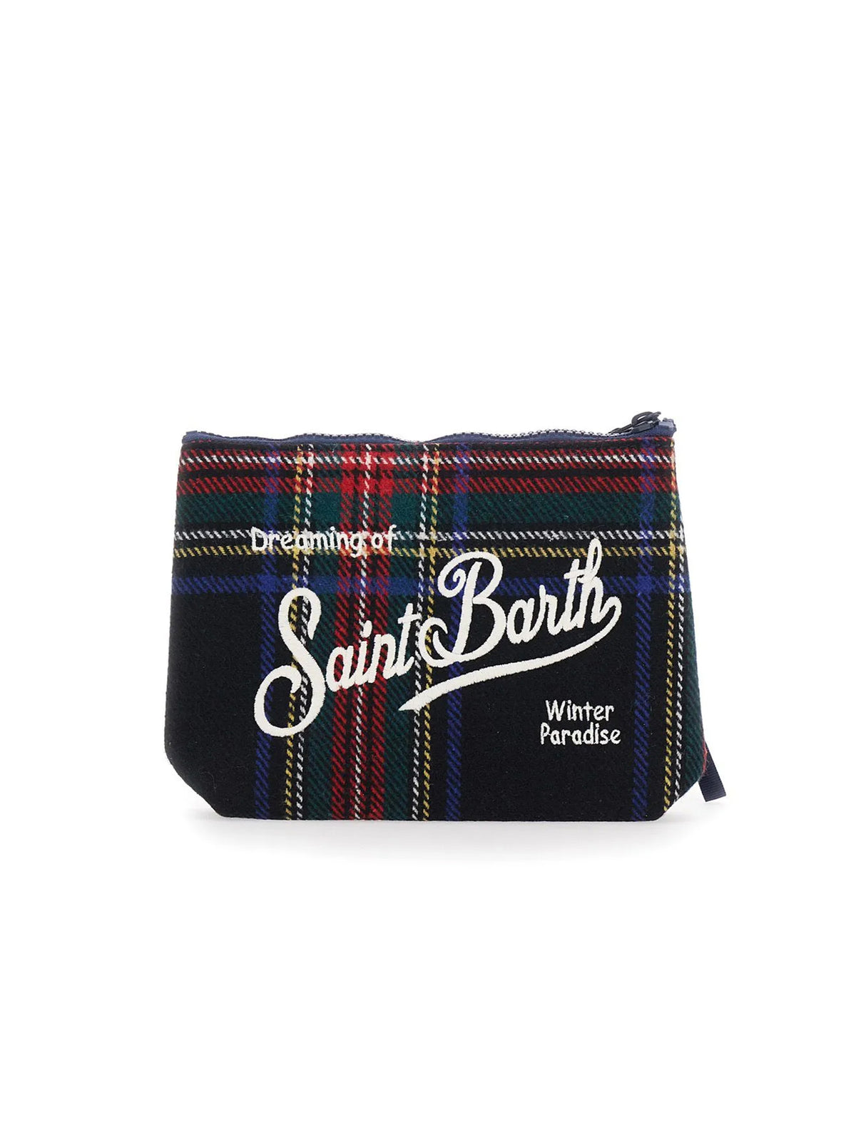 Saint Barth Pochette Aline Wool Tartan-2