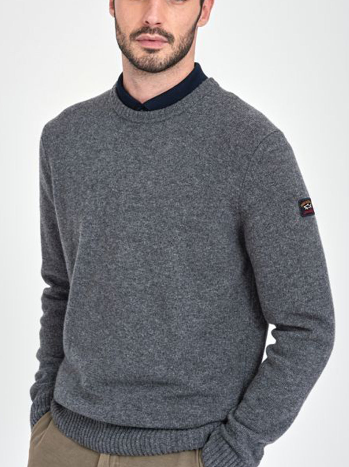 Maglia Girocollo In Eco-Wool-2