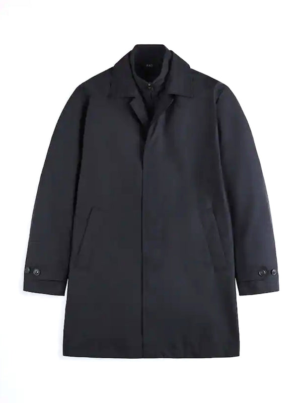 Morning Coat in Popeline Tecnico-FAY-NAM62520030AX2 U804