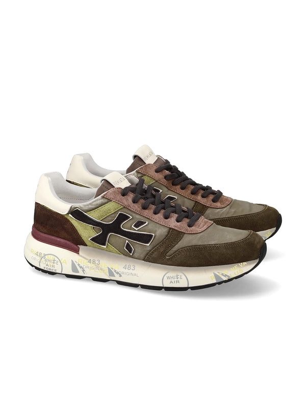 Premiata Sneakers Mickvar 7717 Military Green/Brown-2