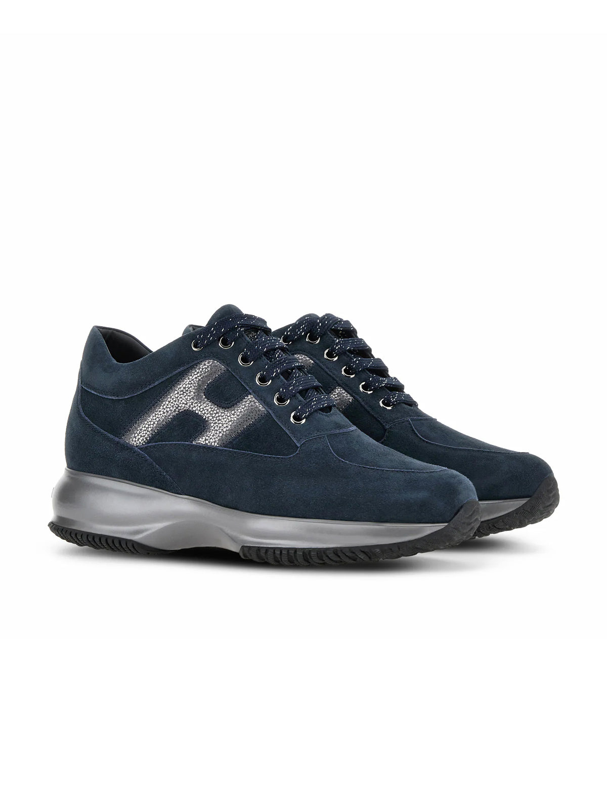 Hogan Sneakers Interactive blu notte-2