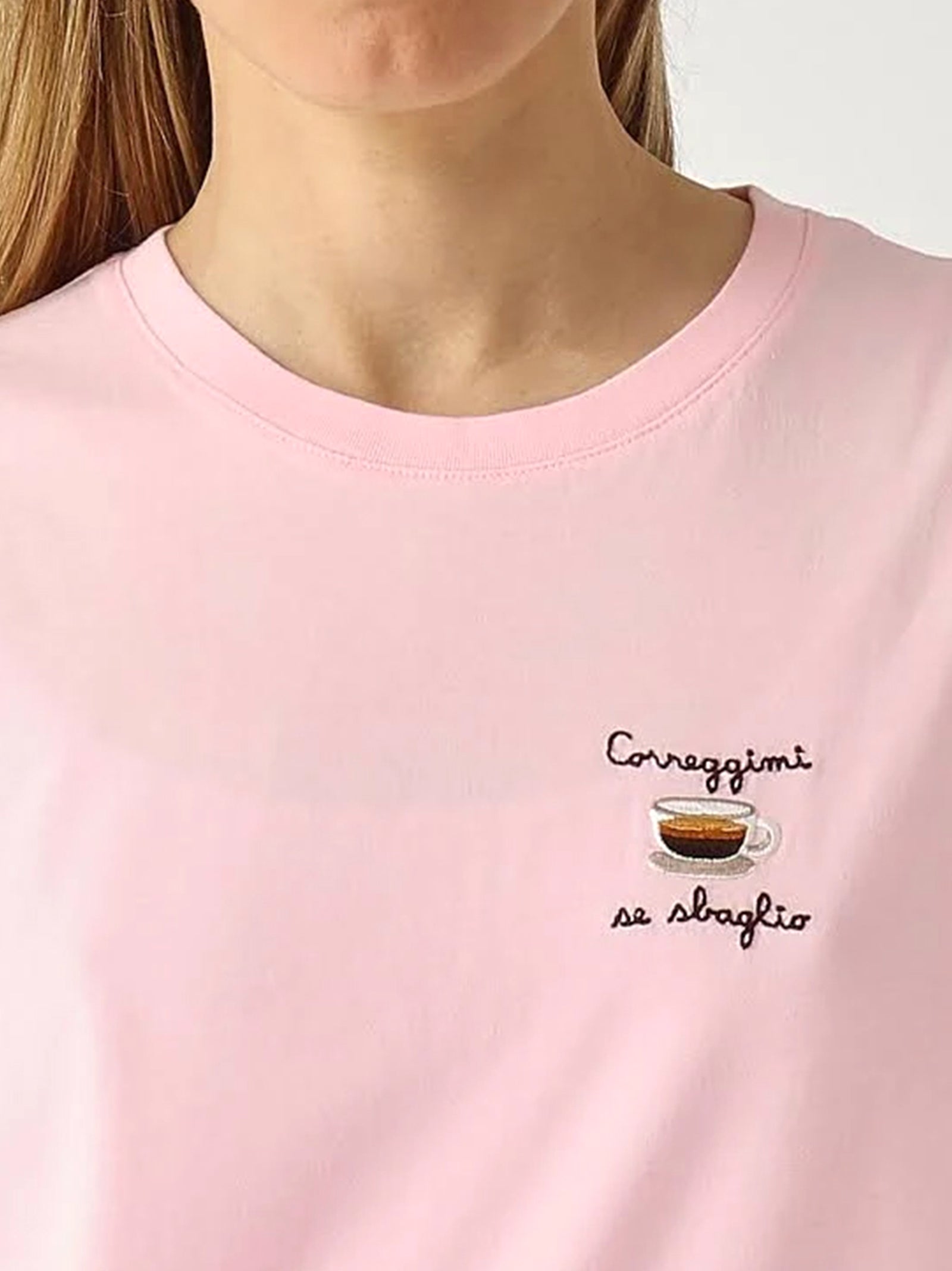 Saint Barth T-Shirt Rosa Correggimi Se Sbaglio-2