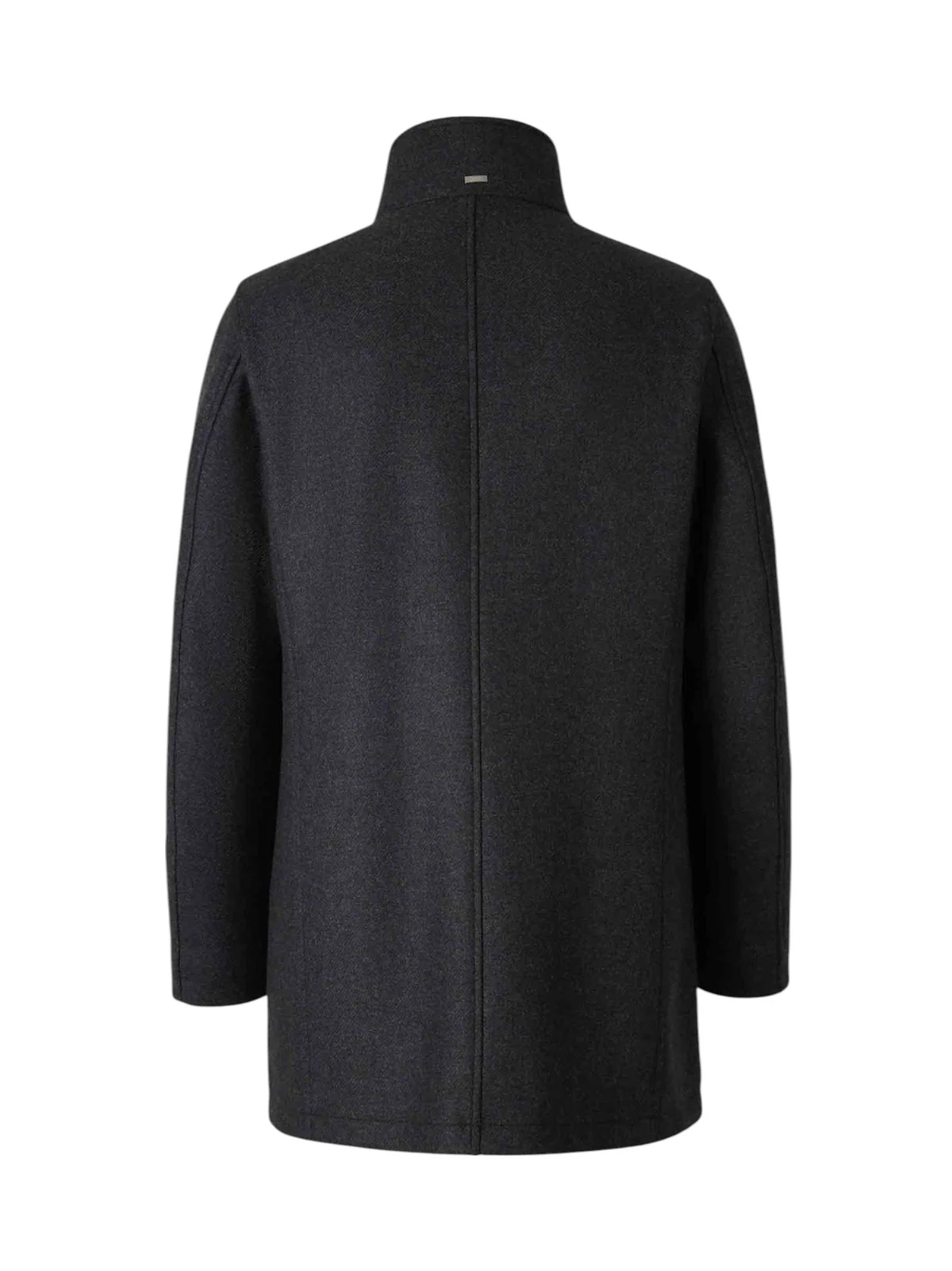 Herno Cappotto Collo Ecopelliccia Nero-2