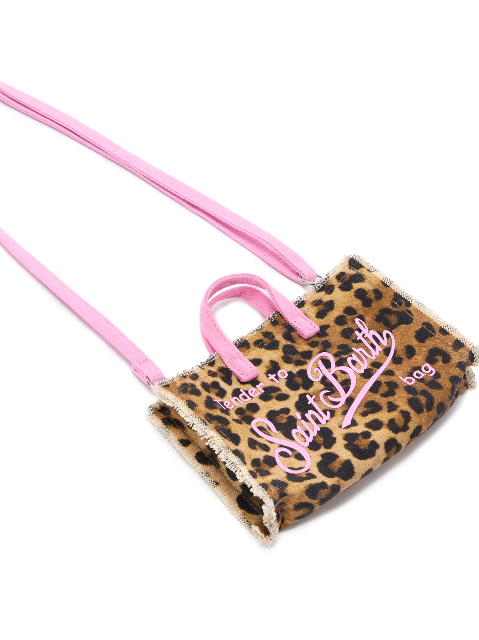 Saint Barth Phone Bag Leopardato-3