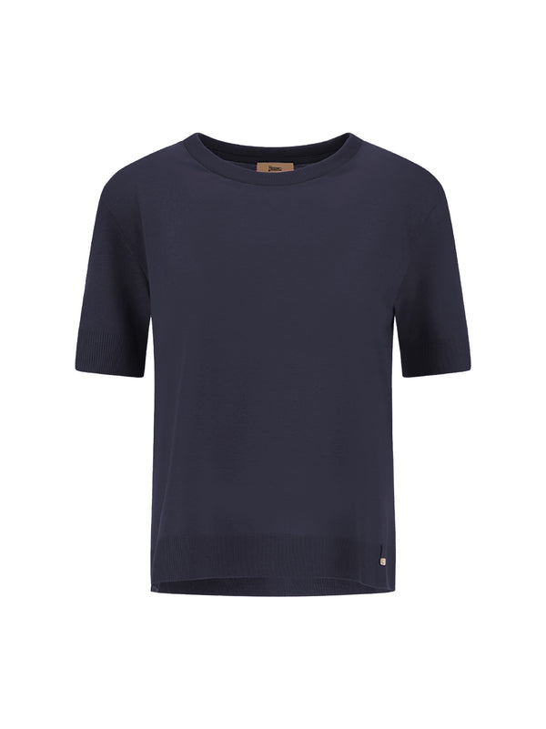 T-Shirt In Glam Knit Effect