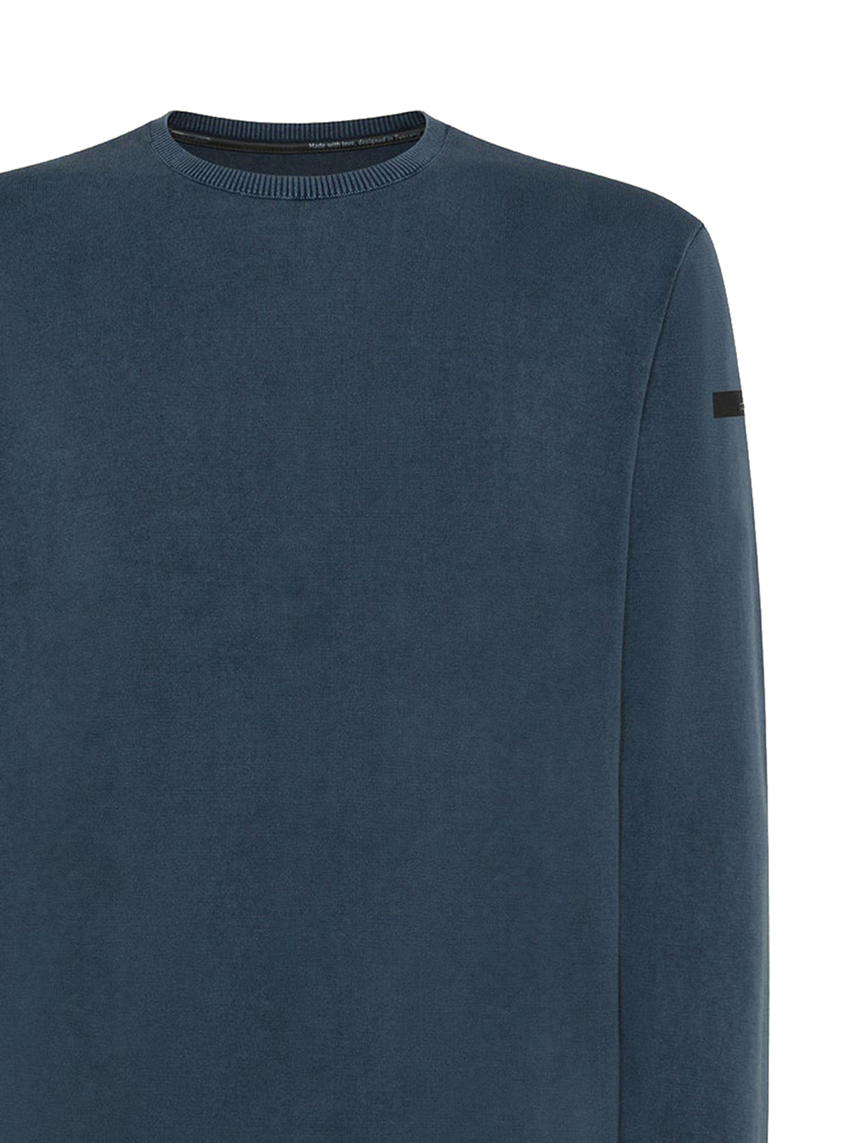 Rrd Maglia Techno Wash Round 16  Knit Royal Blu-2