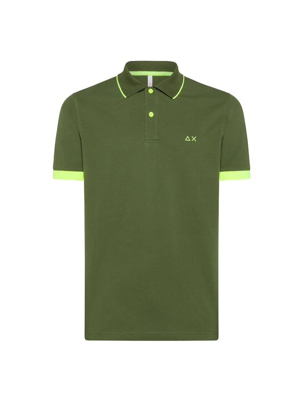 Polo Small Stripe Fluo