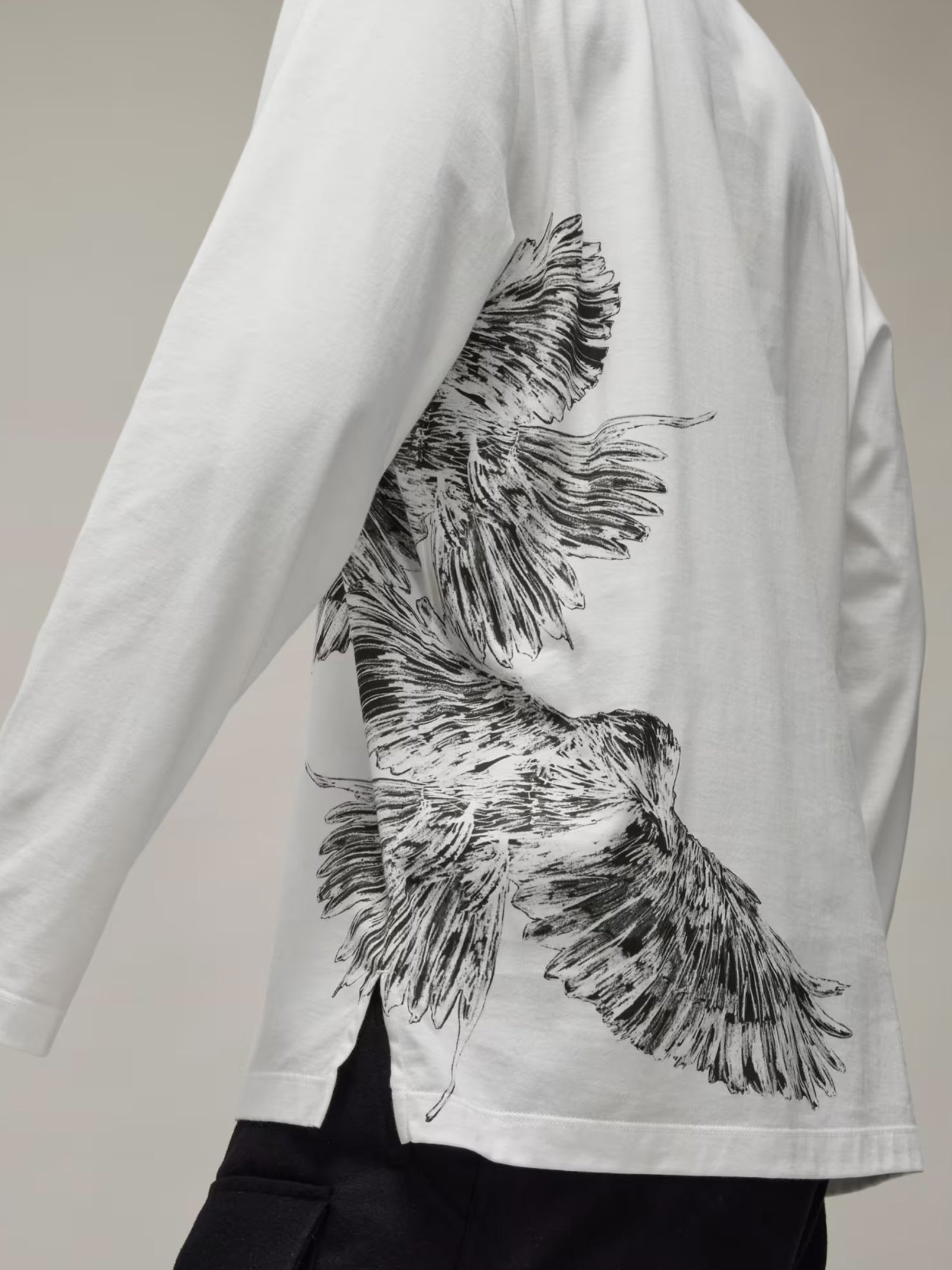 T-Shirt Maniche Lunghe Grfica-4