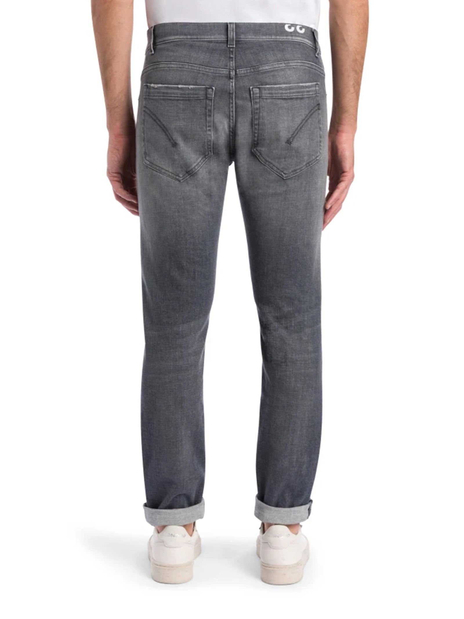 Dondup Jeans George Skinny In Denim Stretch Responsabile Topo-3