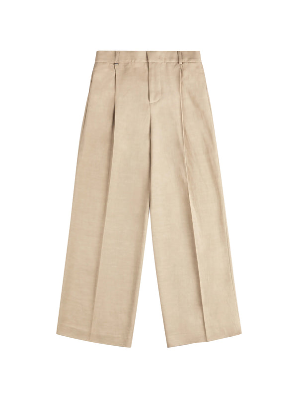 Fay Pantaloni Regular Fit In Gabardine donna beige