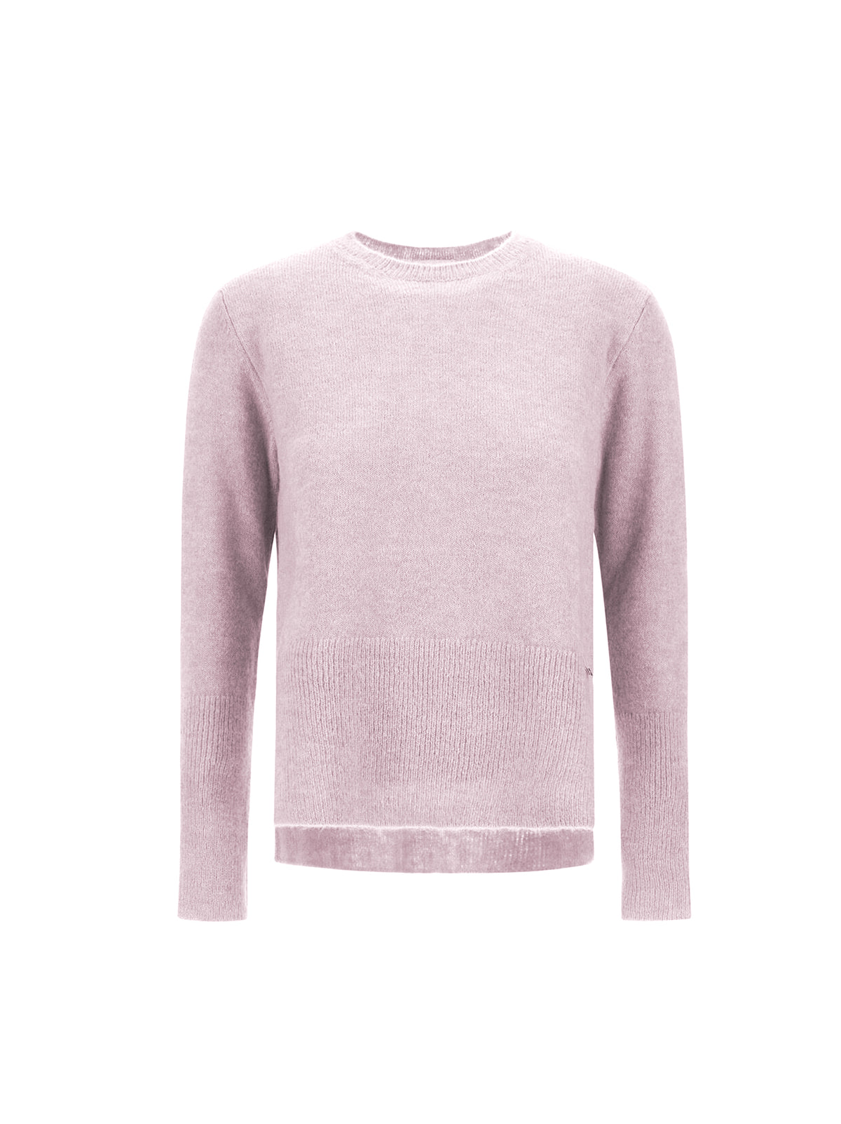 Herno Girocollo Misto Alpaca Rosa-1
