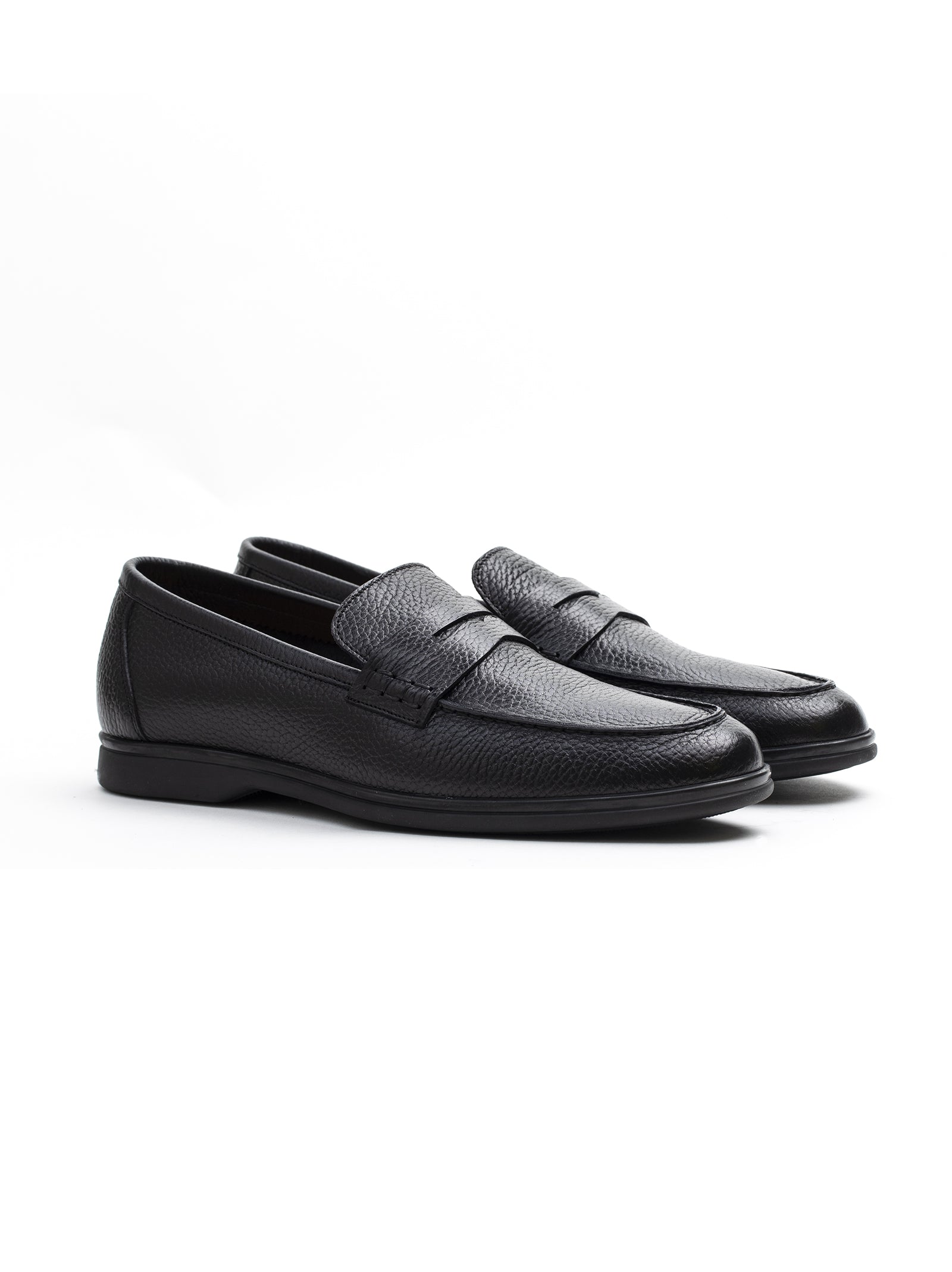 Berwick 1707 Mocassino Suola Gomma Nero-2