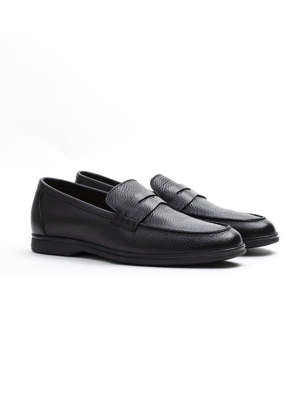 Berwick 1707 Mocassino Suola Gomma Nero-2